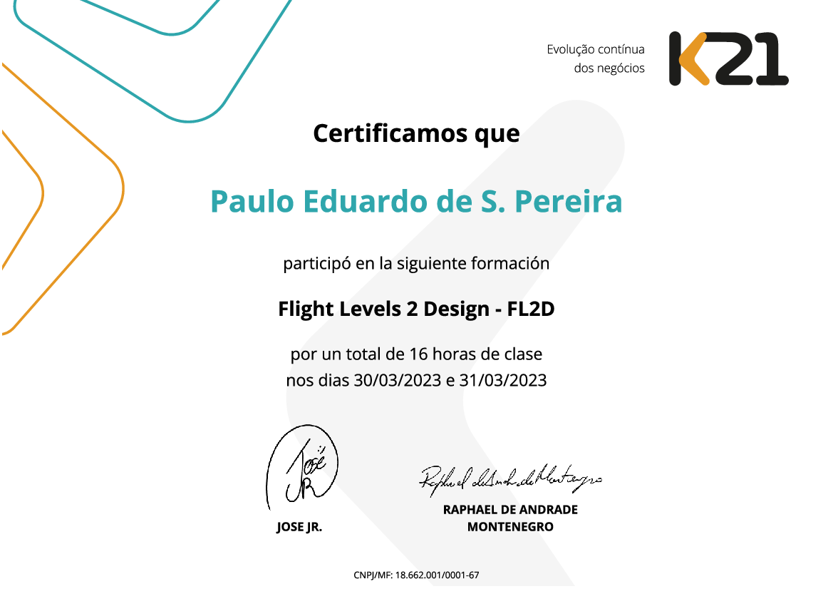Certificado K21